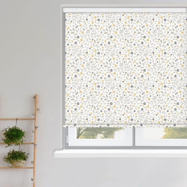 Louvolite Cotton Flower Ochre Roller