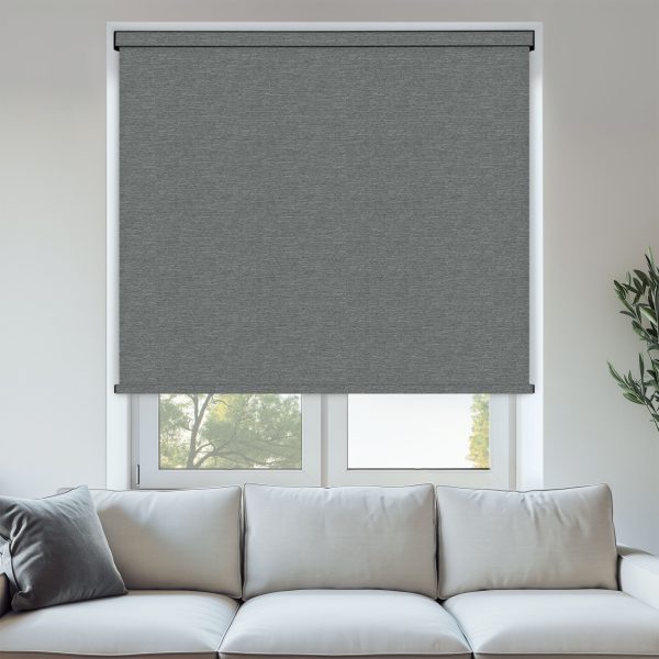 Louvolite Oxford Grey Marle Roller