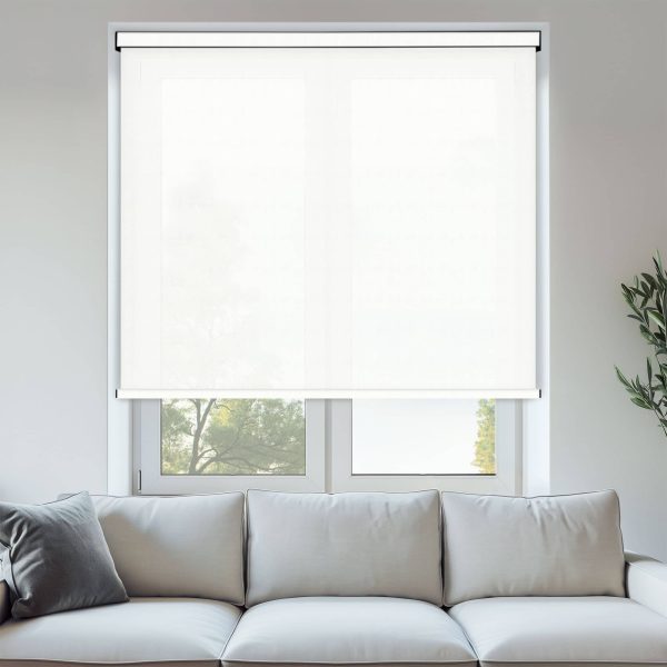 Louvolite Zephyr White Roller