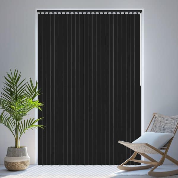 Louvolite Carnival Anthracite Vertical