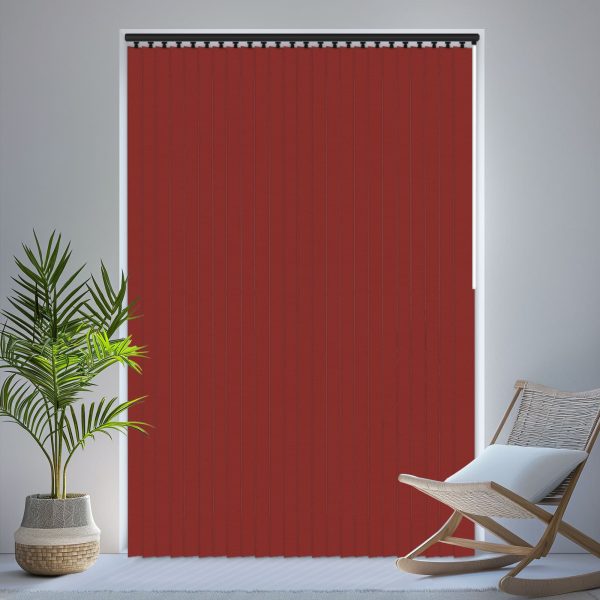 Louvolite Carnival Red Vertical