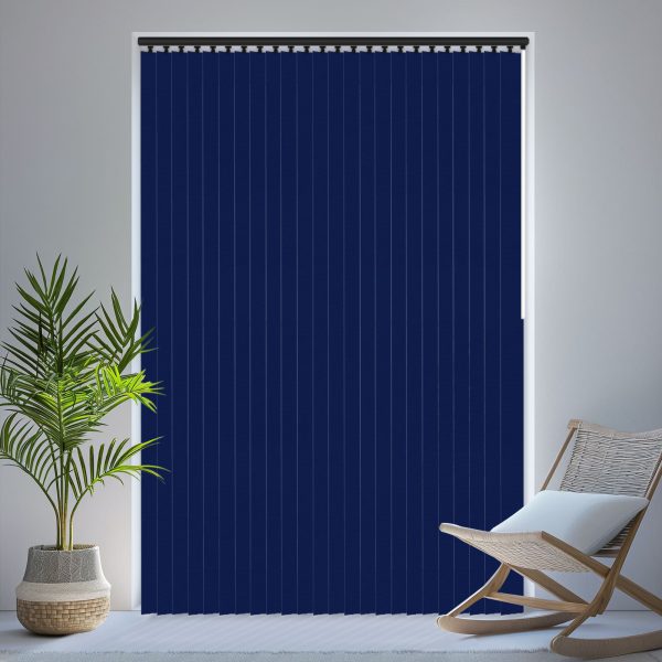 Louvolite Carnival Blackout Sapphire Vertical