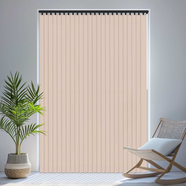 Louvolite Carnival Blackout Nougat Vertical
