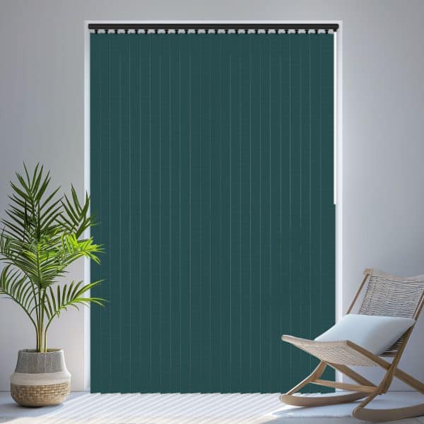 Louvolite Carnival Teal Vertical