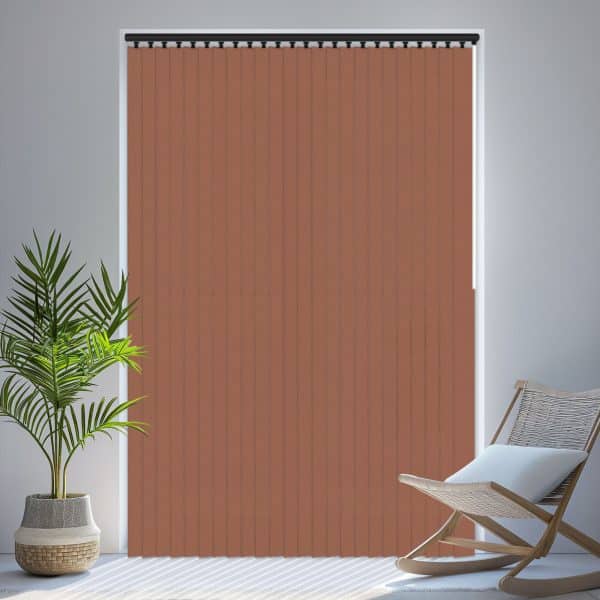 Louvolite Carnival Terracotta Vertical