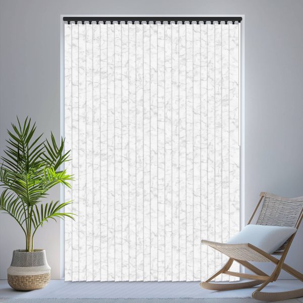 Louvolite Marble Silver Vertical