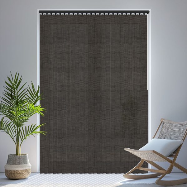 Louvolite Oslo Graphite Vertical
