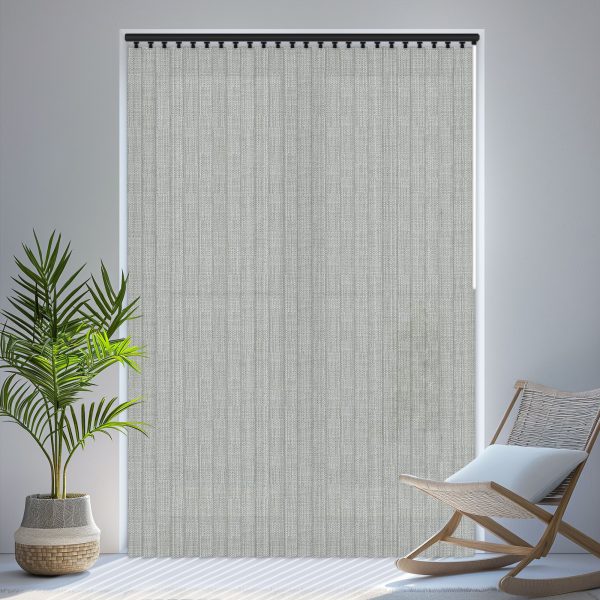 Louvolite Oslo Silver Vertical