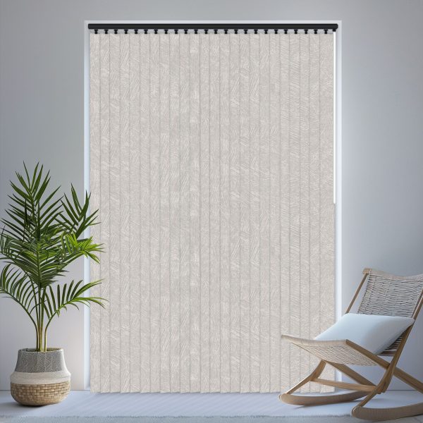 Louvolite Romany Light Grey Vertical