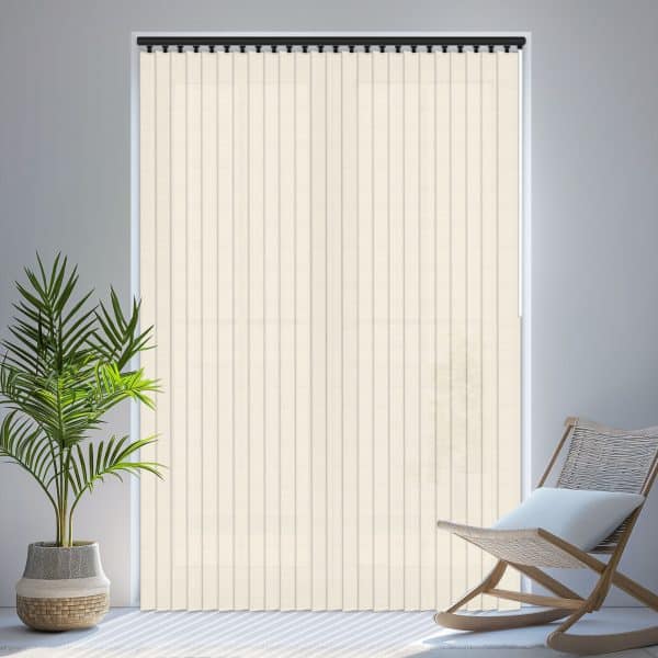 Louvolite Sirocco Cream Vertical