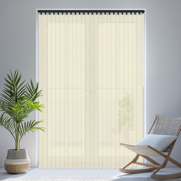 Louvolite Voile Cream Vertical