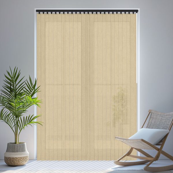 Louvolite Voile Sandshell Vertical