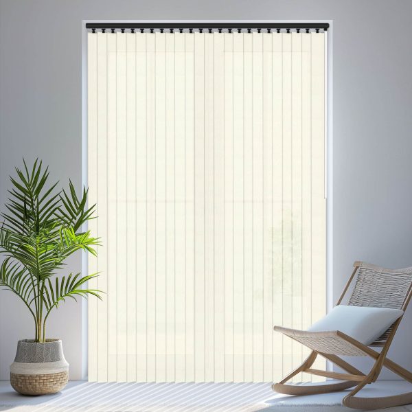 Louvolite Zephyr Cream Vertical