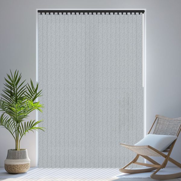 Louvolite Zephyr Grey Vertical